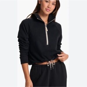 Vuori Sedona Half Zip in Black
